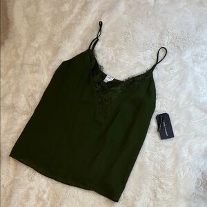 Melrose and Market Green Lace Cami